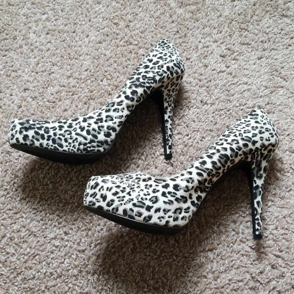 Torrid Leopard Print Platform Heels